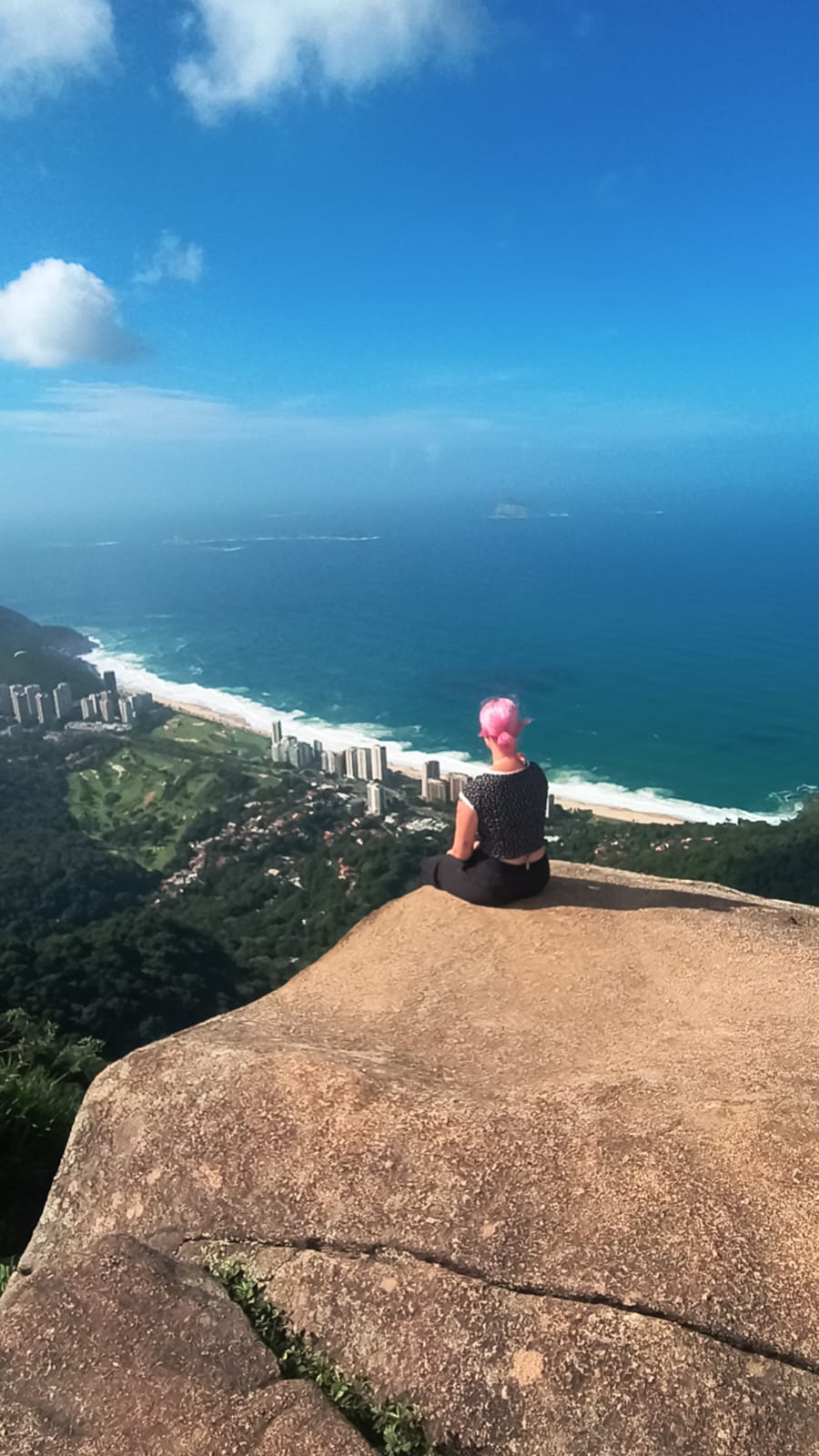 Vista para o mar e praias do Rio