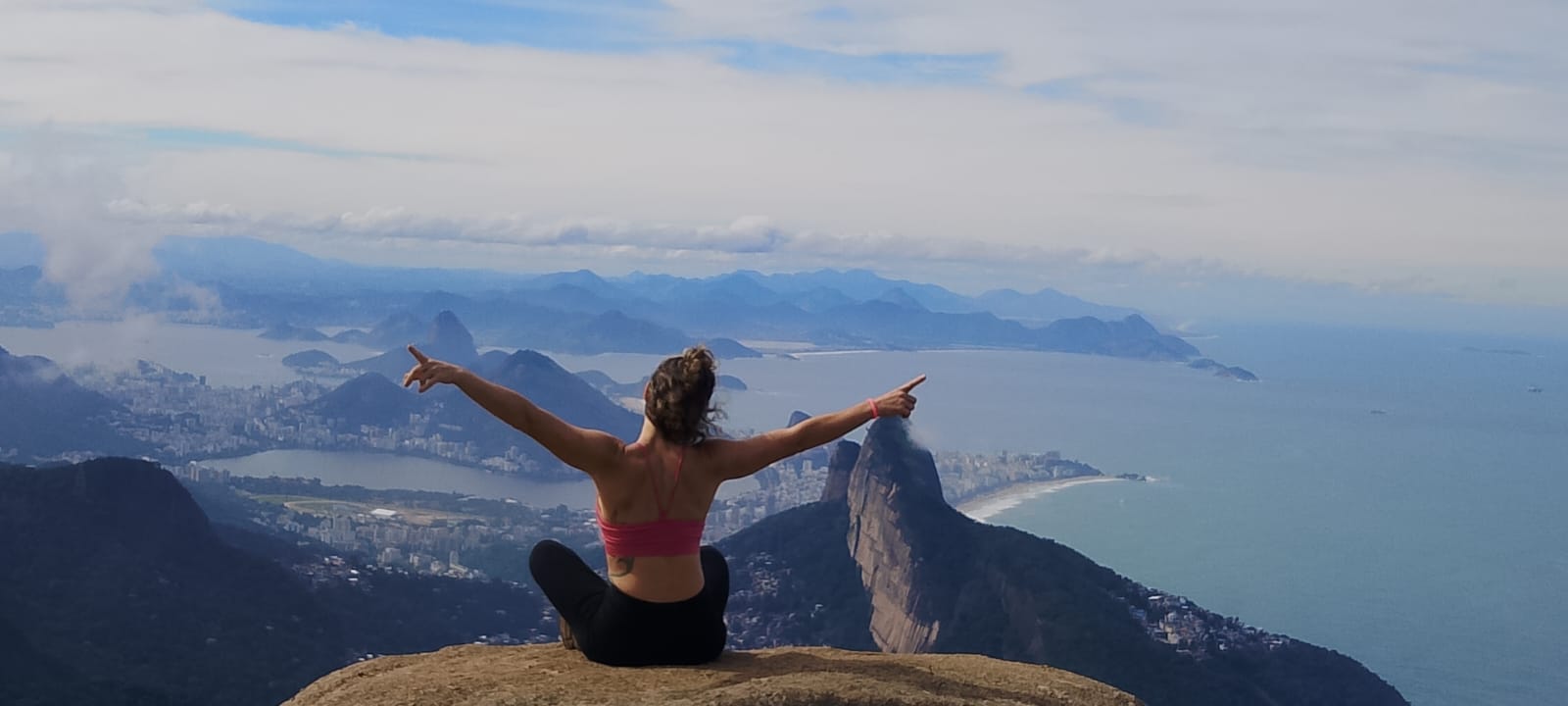 Vista panorâmica para a Baía de Guanabara